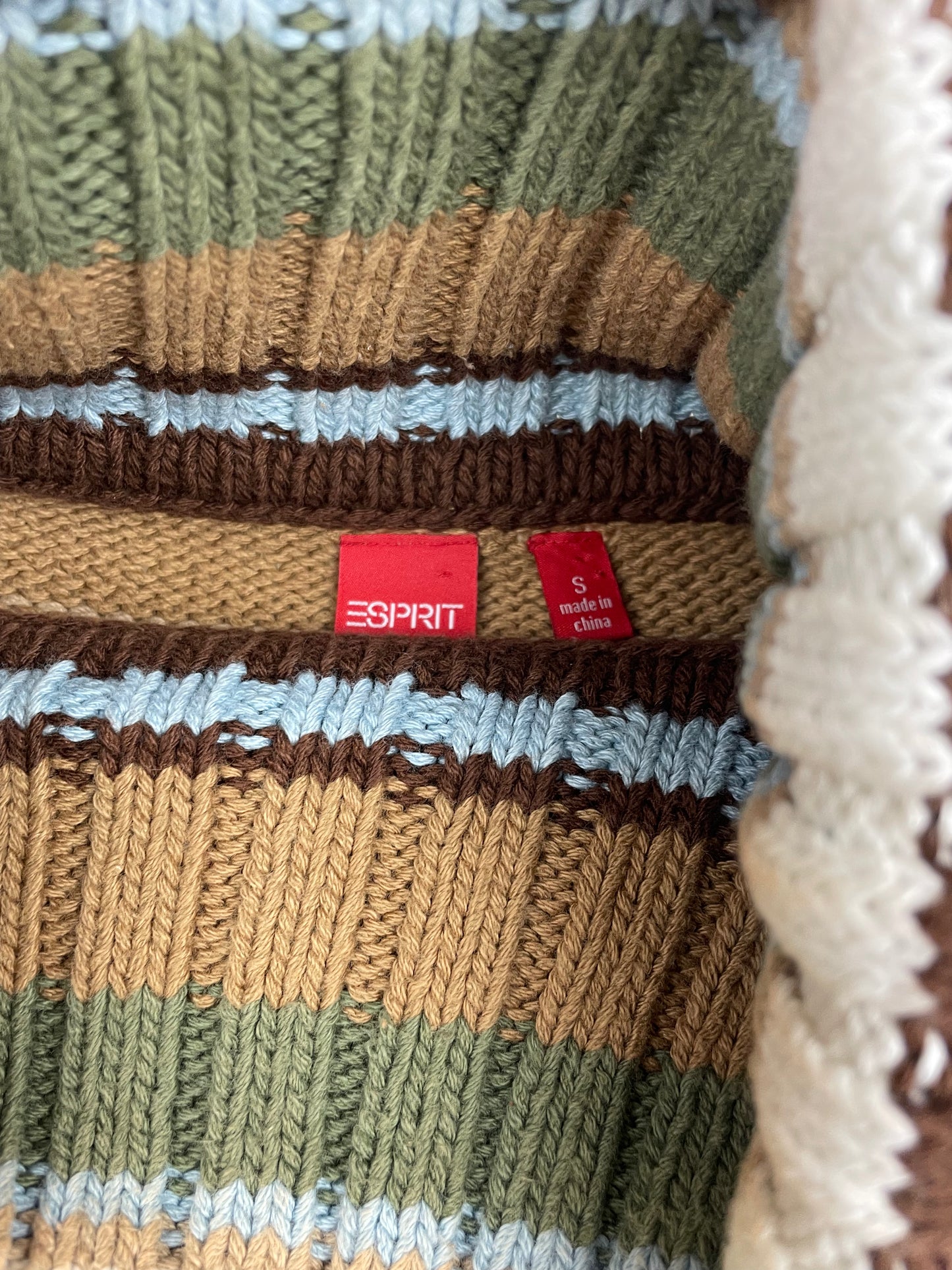 Y2K Striped Turtle Neck Knit