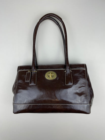 Coach Madeline Patent Leather Satchel