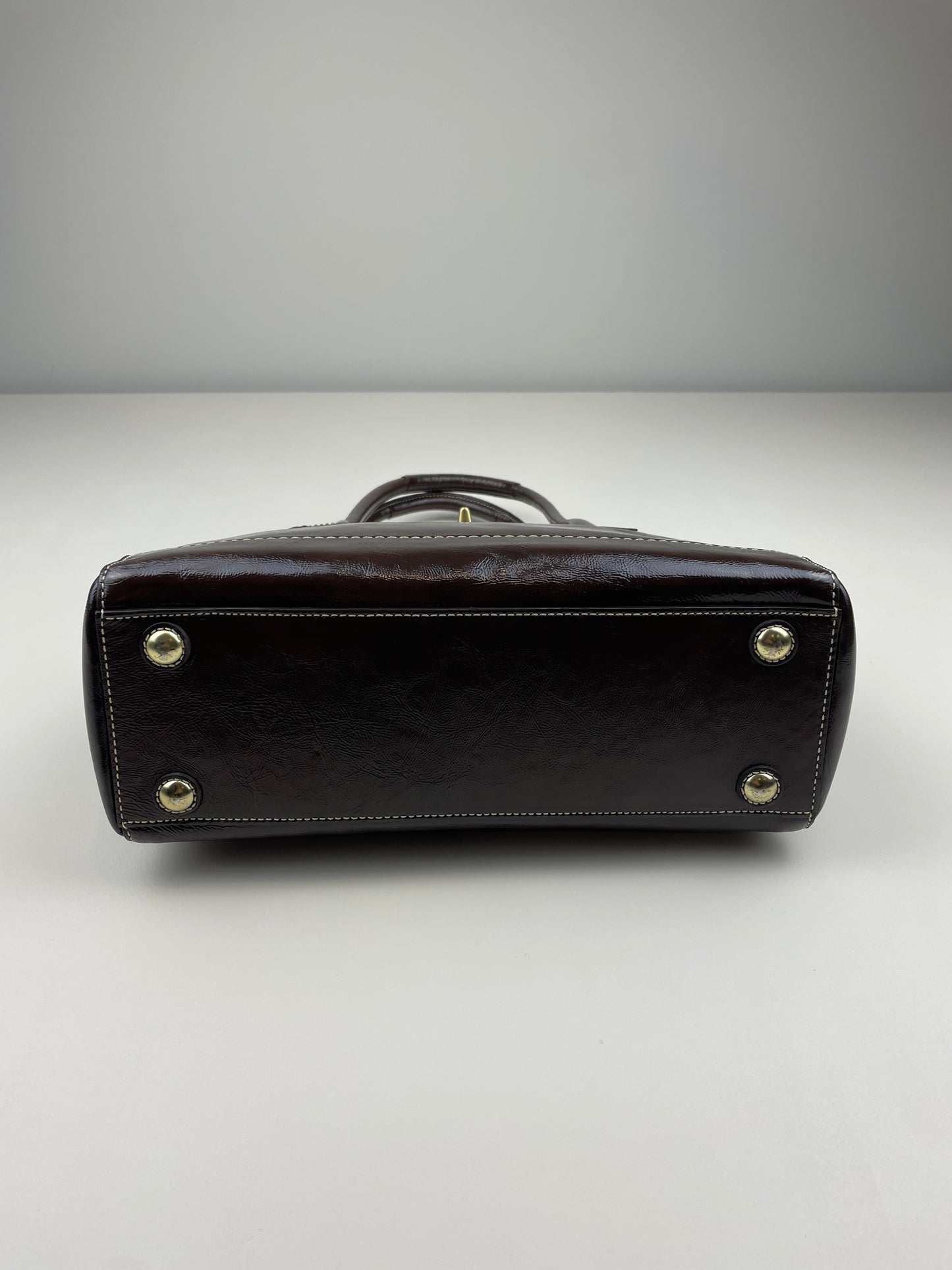 Coach Madeline Patent Leather Satchel