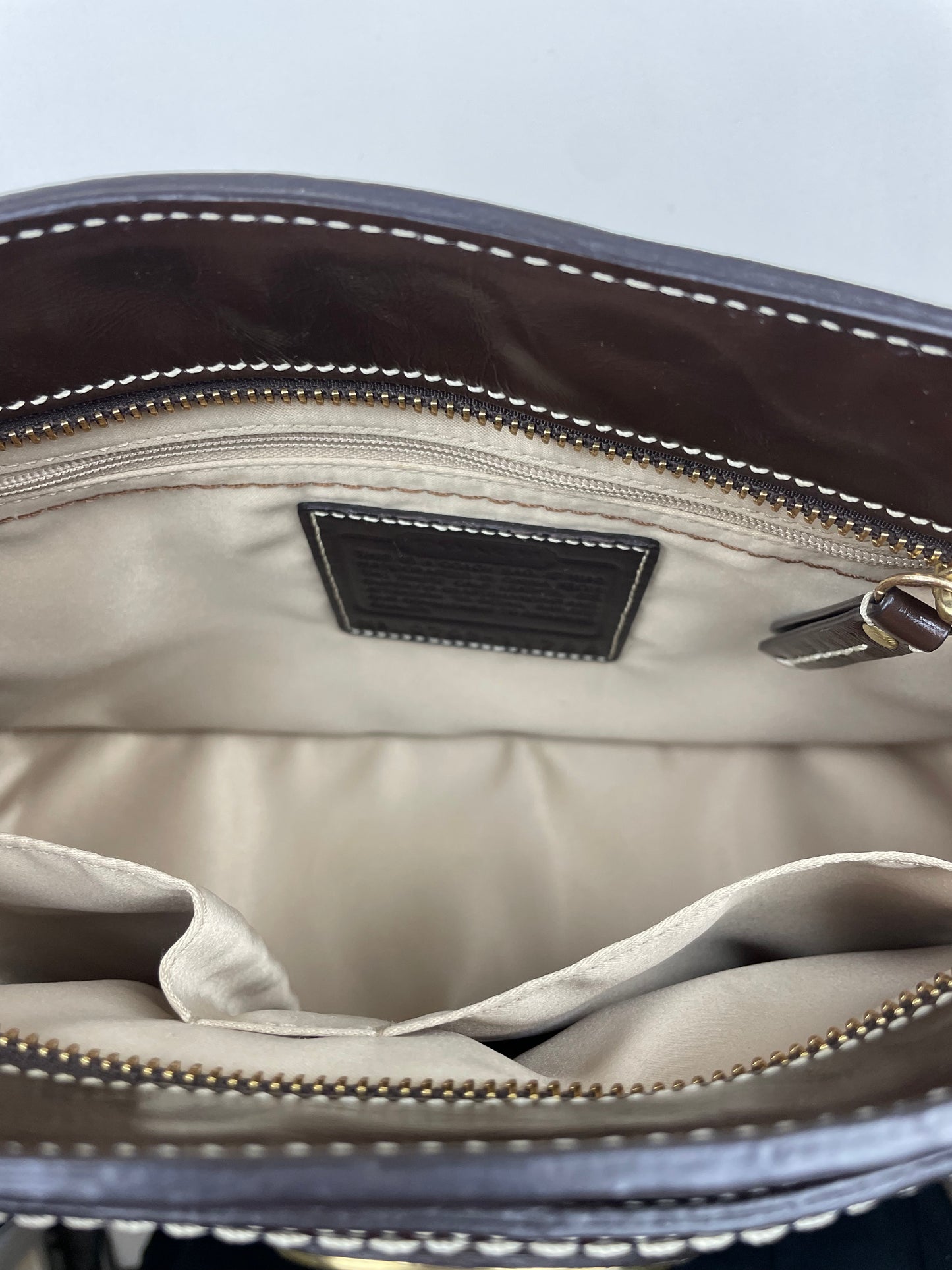 Coach Madeline Patent Leather Satchel