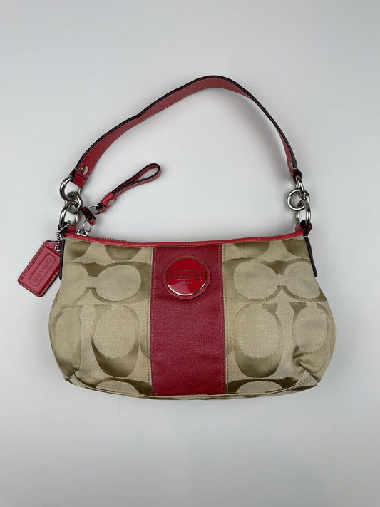 Coach signature Stripe Demi Two Way