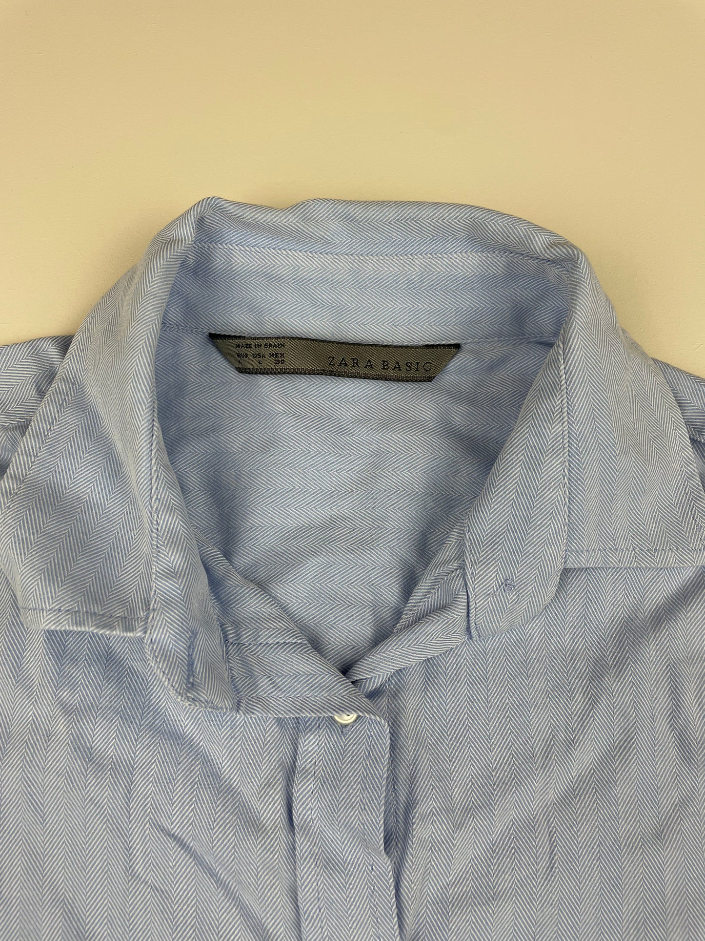 Blue Cinched Shirt