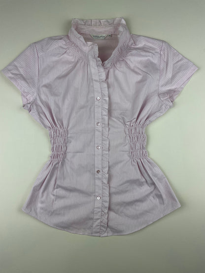 Pink Cinched Shirt