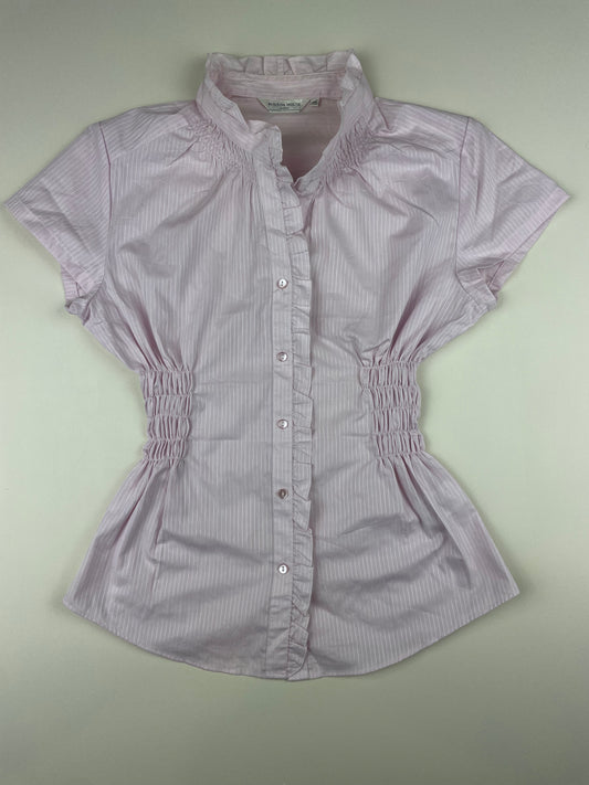 Pink Cinched Shirt