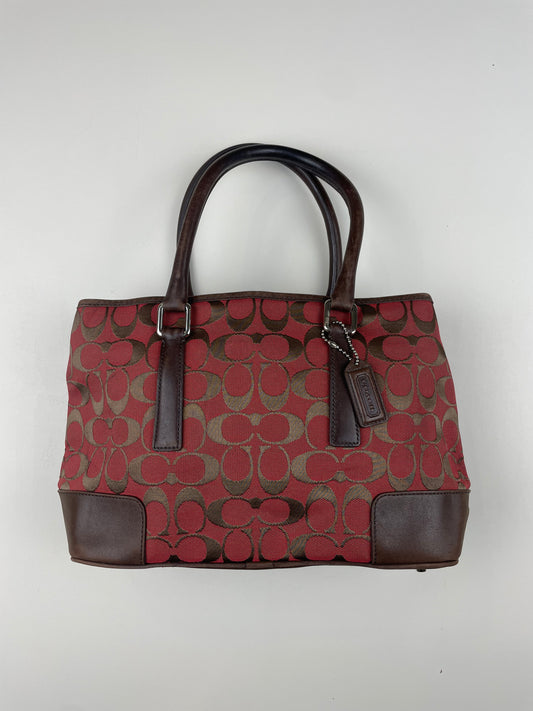 Coach Signature Canvas Mini Tote