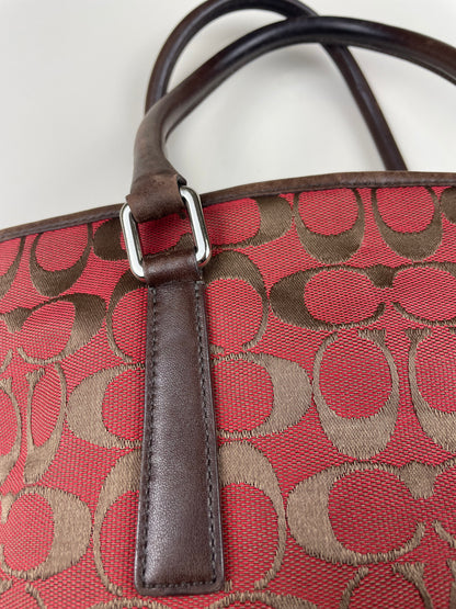 Coach Signature Canvas Mini Tote