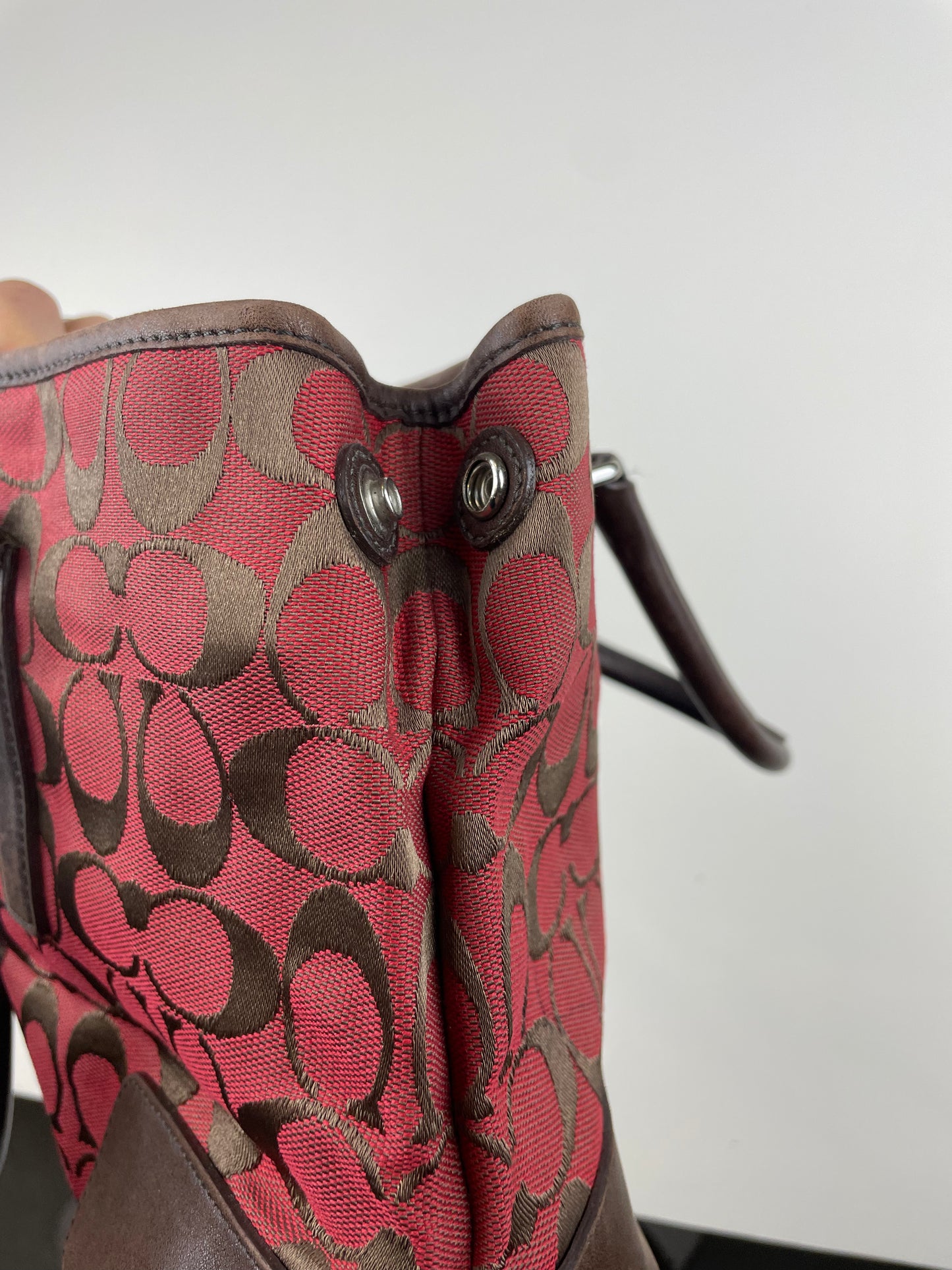 Coach Signature Canvas Mini Tote