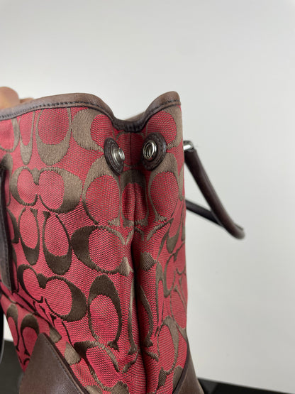 Coach Signature Canvas Mini Tote