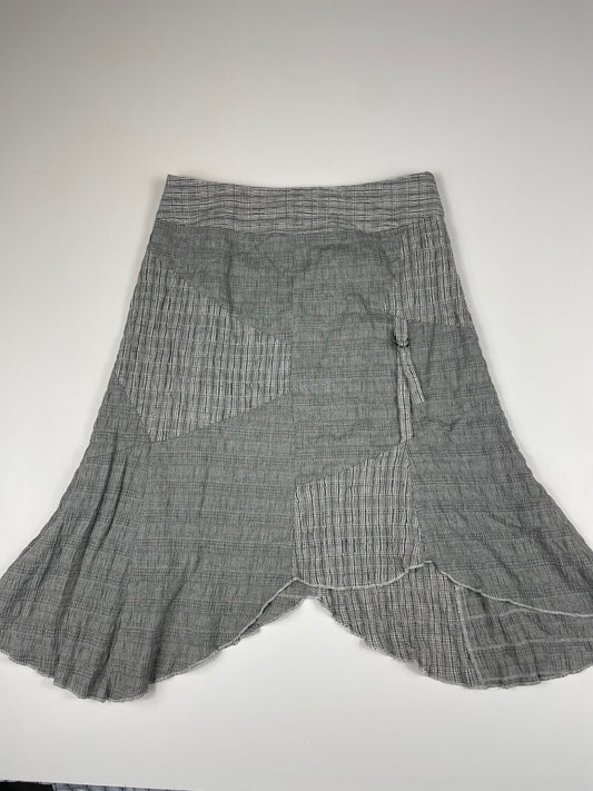 Asymmetric Linen Skirt
