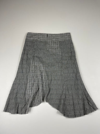 Asymmetric Linen Skirt