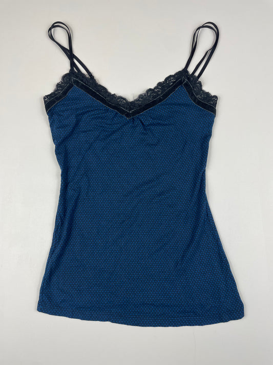 Double Strap Blue Cami