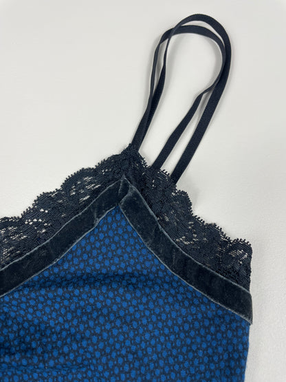Double Strap Blue Cami