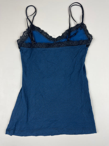 Double Strap Blue Cami