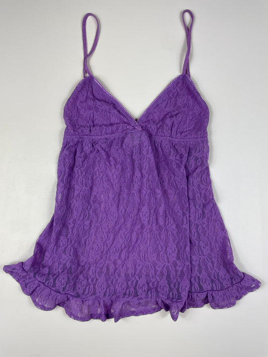 PINK Victoria's Secret Purple Lace Cami