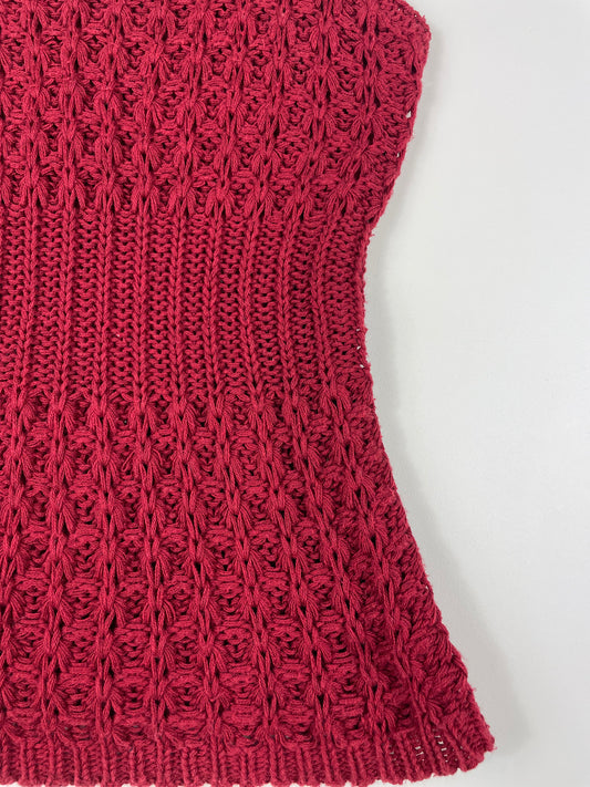 Red Knit Cami