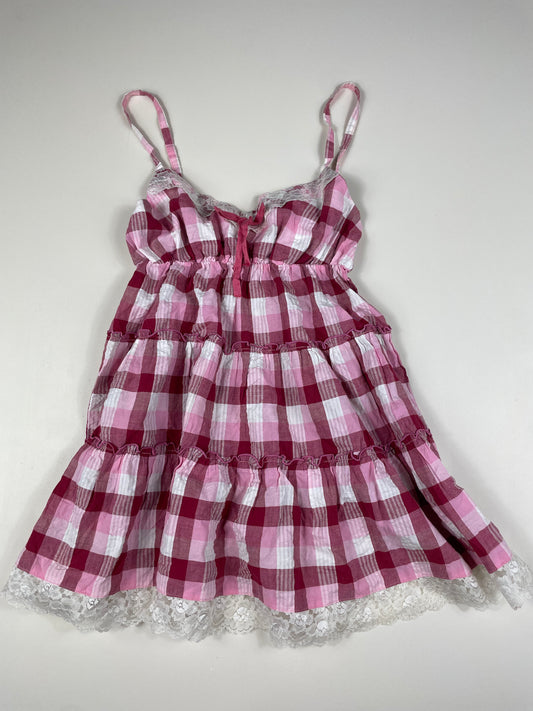 Pink Plaid Cami