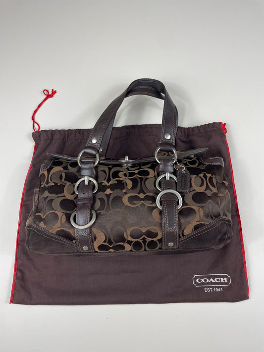 Coach Jacquard Satchel
