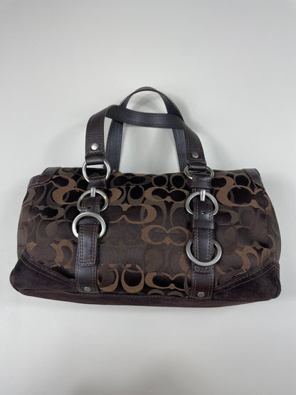 Coach Jacquard Satchel