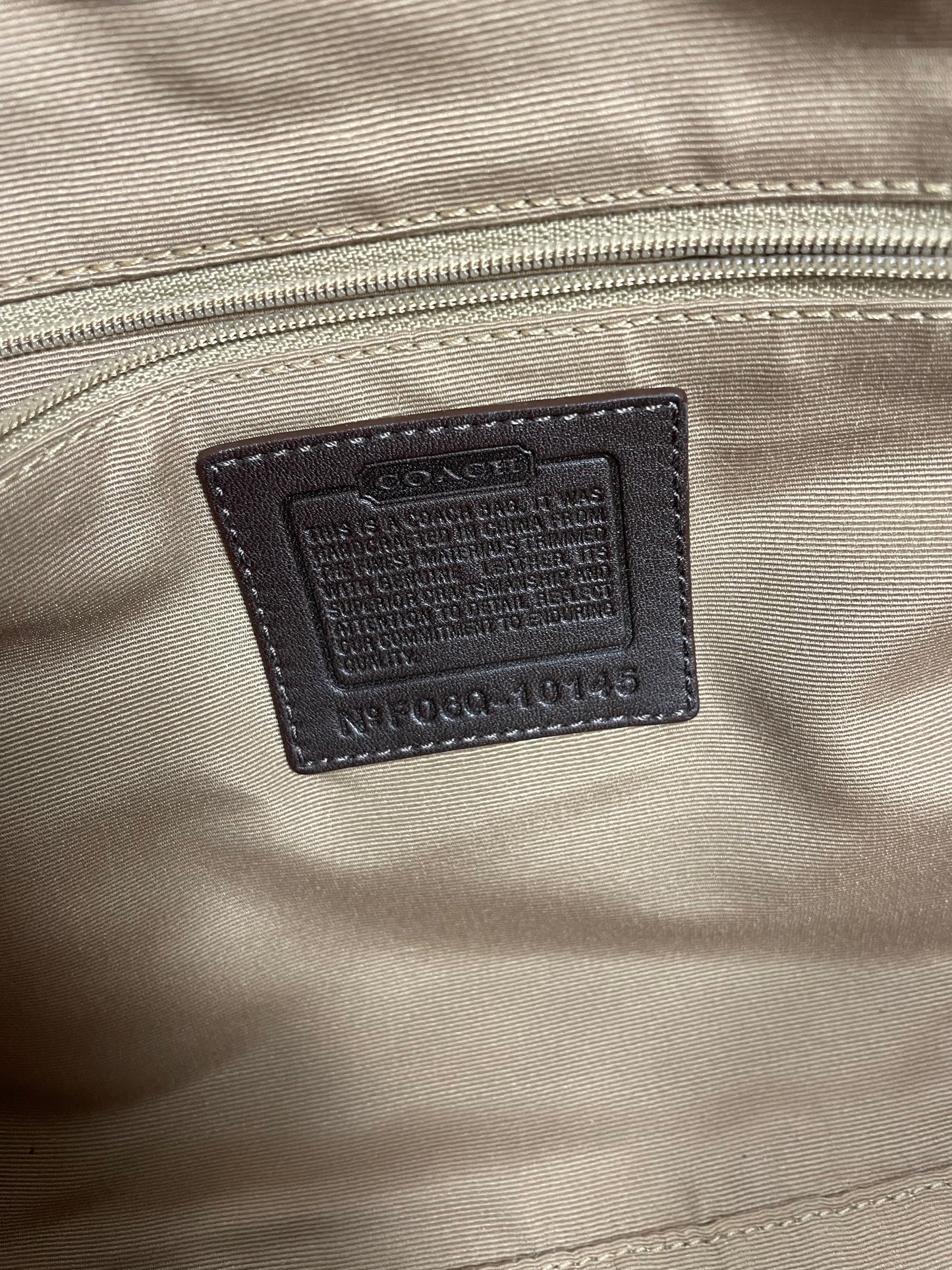Coach Jacquard Satchel