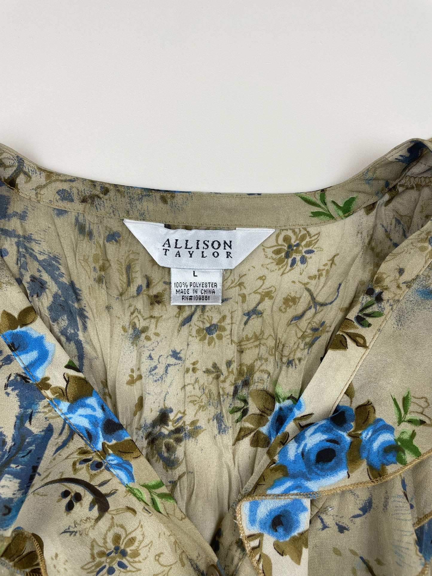 Ruffled Flowery Blouse
