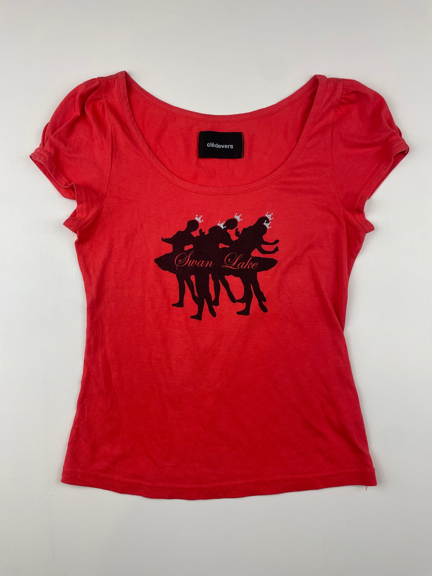 Swan Lake Puff Shoulder Baby Tee