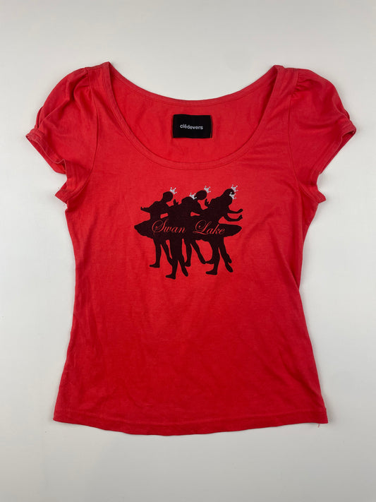 Swan Lake Puff Shoulder Baby Tee