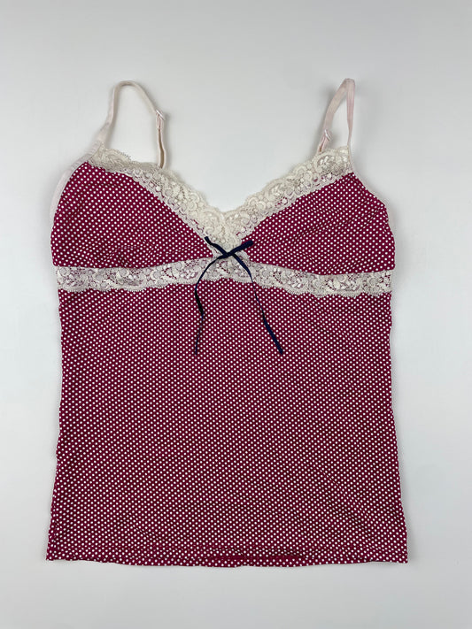 Polkadot Lace Cami