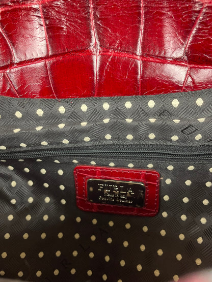 Furla Croc-embossed Leather Bag