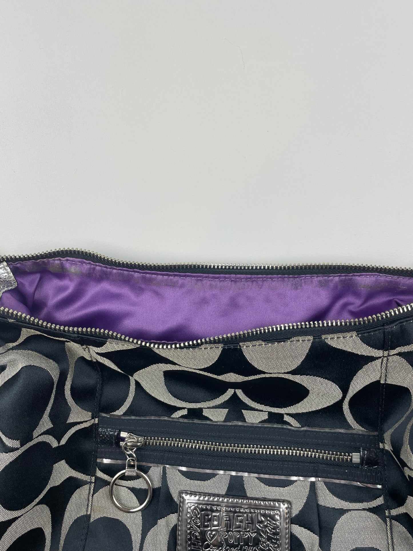 Coach Poppy Signature Hobo 2-Way Bag