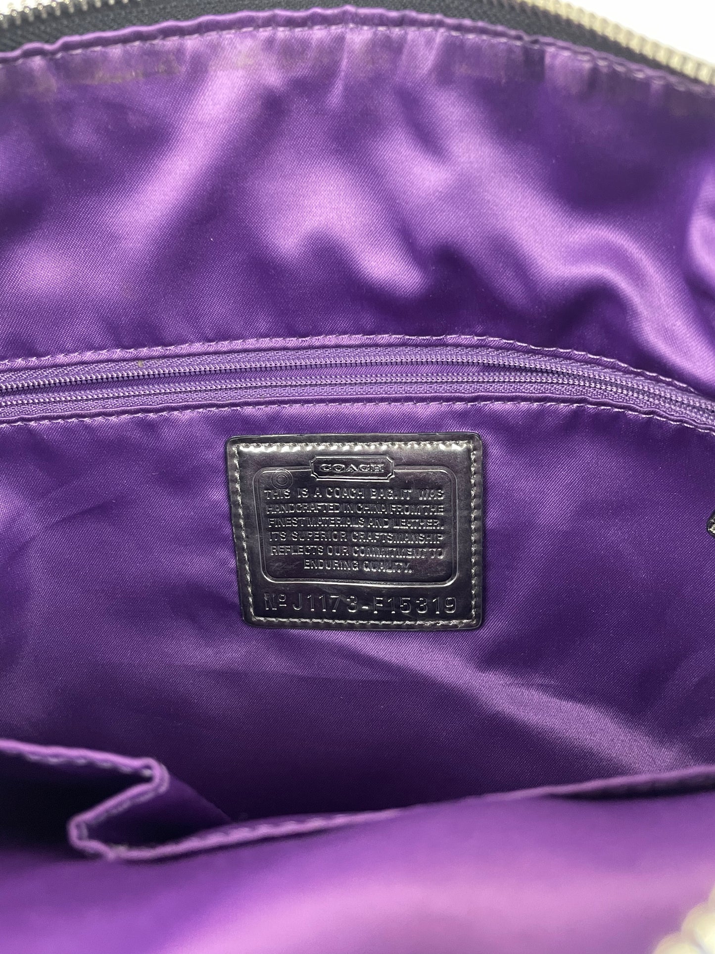 Coach Poppy Signature Hobo 2-Way Bag