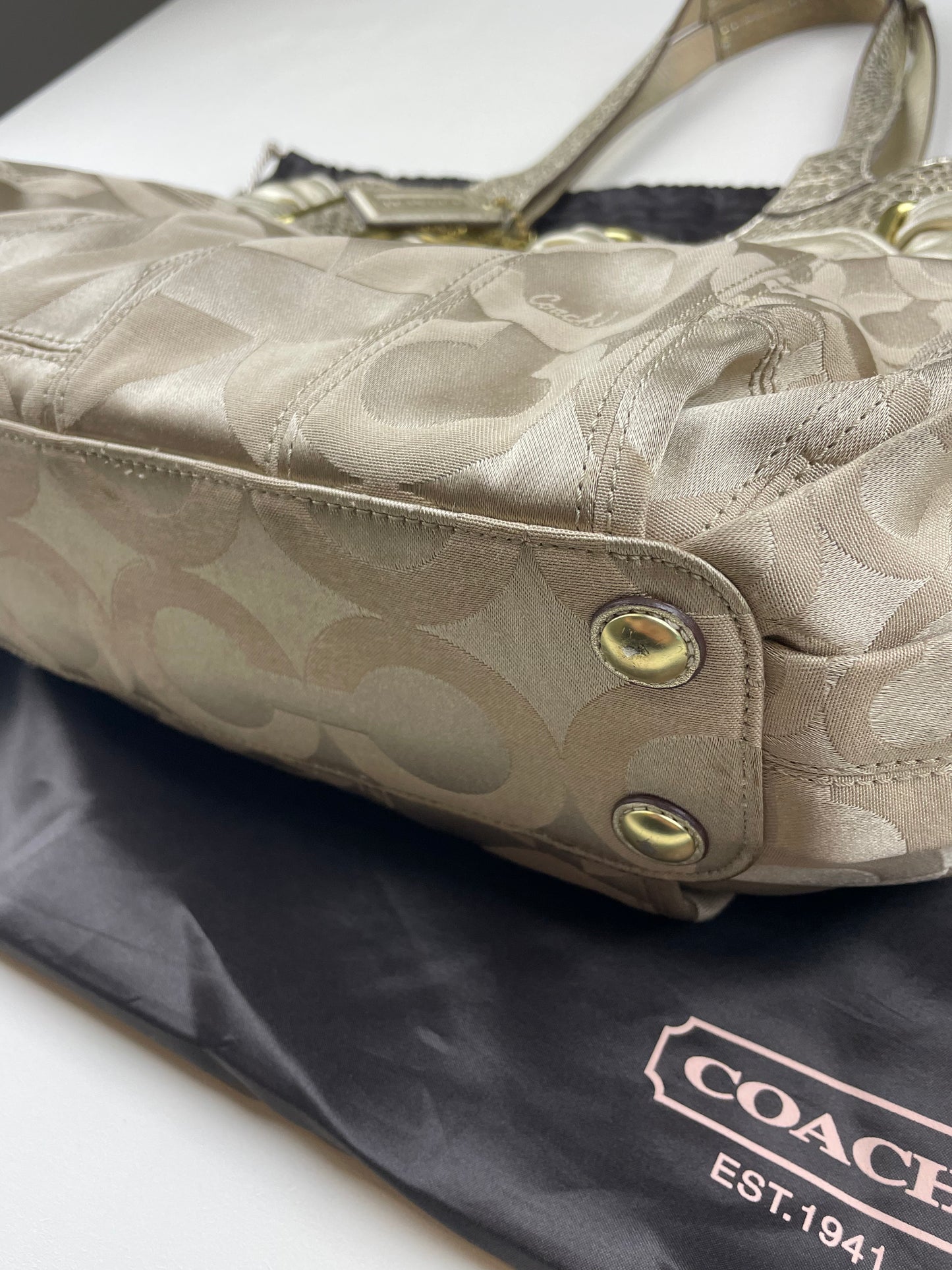Coach Patchwork Belt Handbag