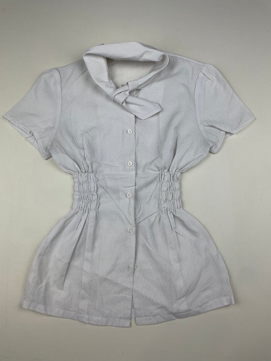Neck Tie Cinch Shirt