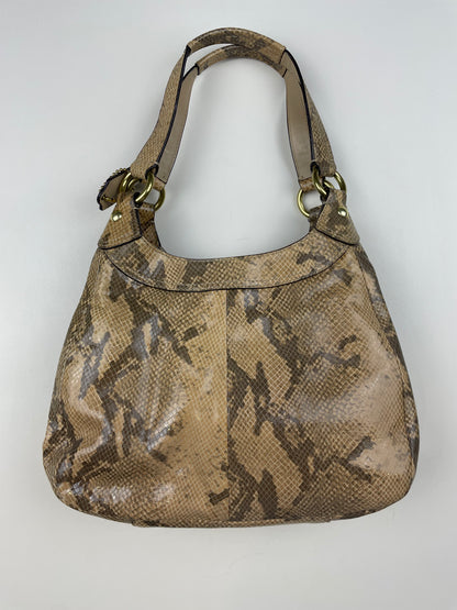 Coach Mini Soho Lynn Tote Snake Print