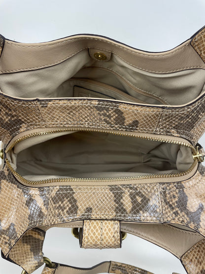Coach Mini Soho Lynn Tote Snake Print