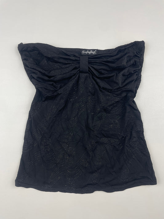 Strapless Glittery Top