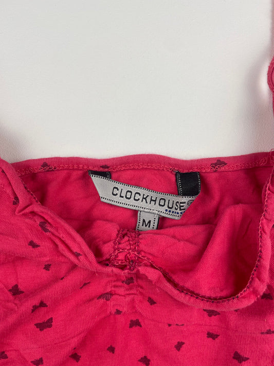 Pink Butterfly Cami