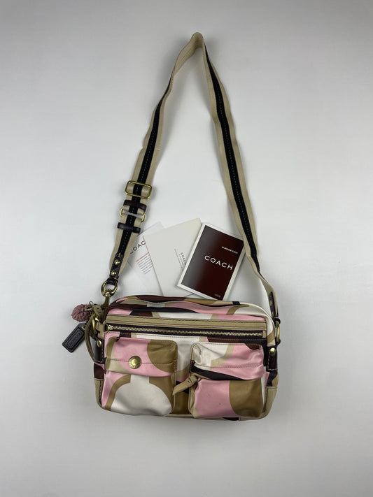 Coach Scarf Print Hampton Weekend Crossbody