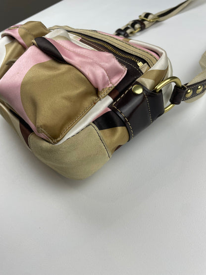 Coach Scarf Print Hampton Weekend Crossbody
