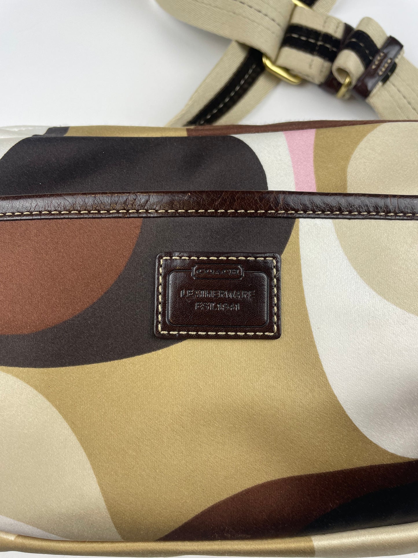 Coach Scarf Print Hampton Weekend Crossbody