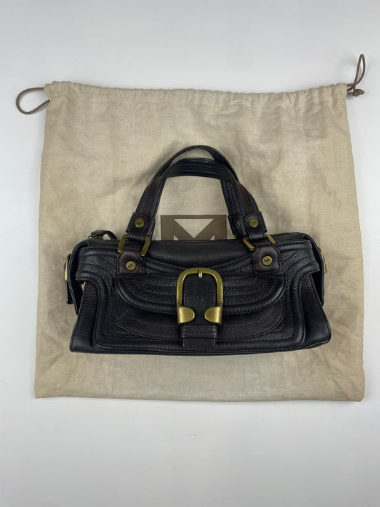 Michael Kors Brown Buckle Shoulder Bag