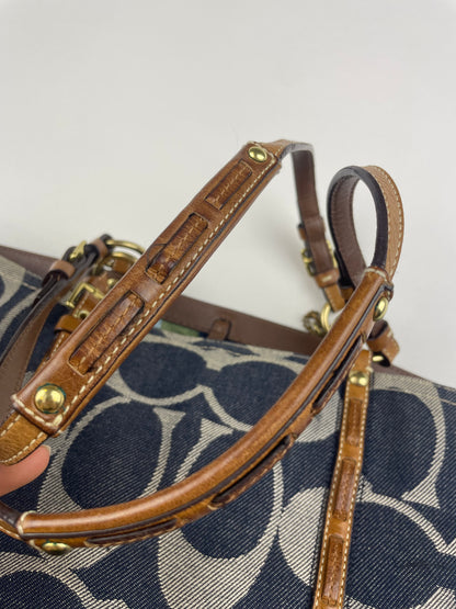 Coach Legacy Denim Signature Tote