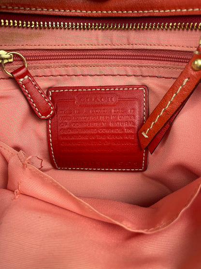 Coach Madeline Turnlock Satchel with Scarf