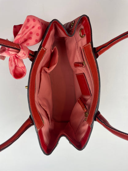 Coach Madeline Turnlock Satchel with Scarf
