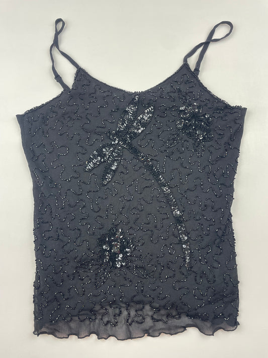 Dragonfly Beaded 2000s Cami