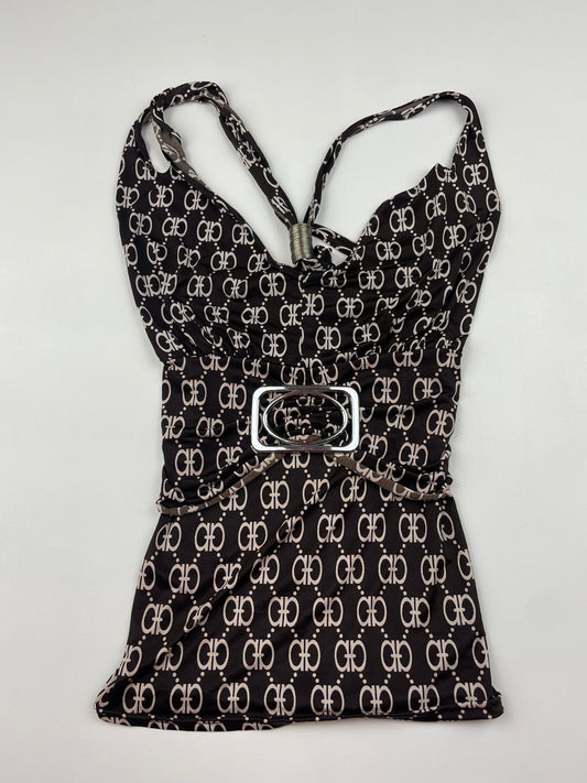 2000s Top with Buckle