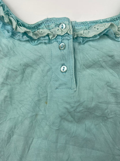Blue Y2K Ruffle Cami