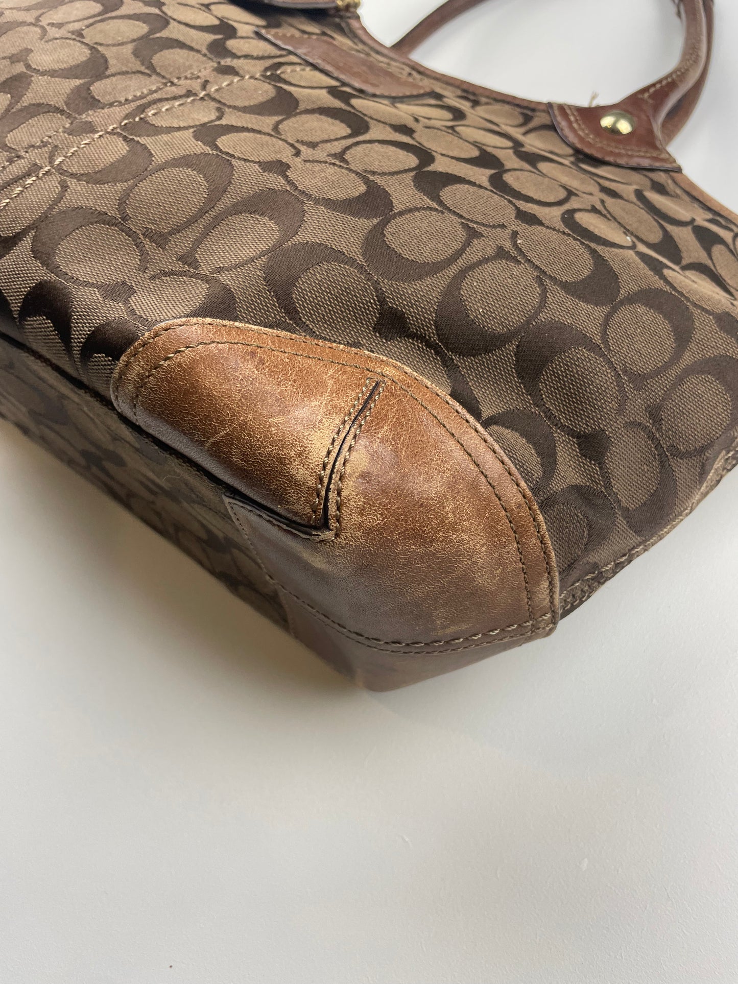 Coach Signature Bleecker Tote Bag