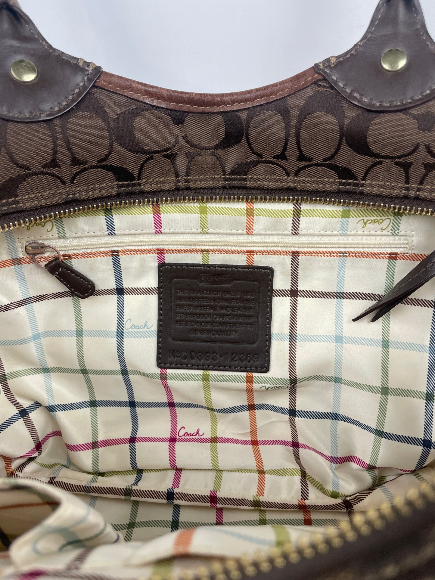 Coach Signature Bleecker Tote Bag