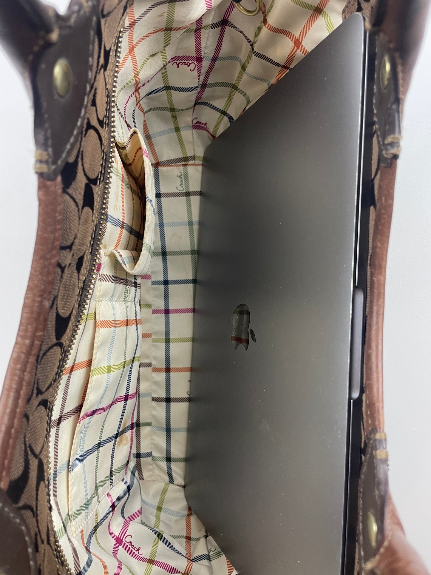 Coach Signature Bleecker Tote Bag