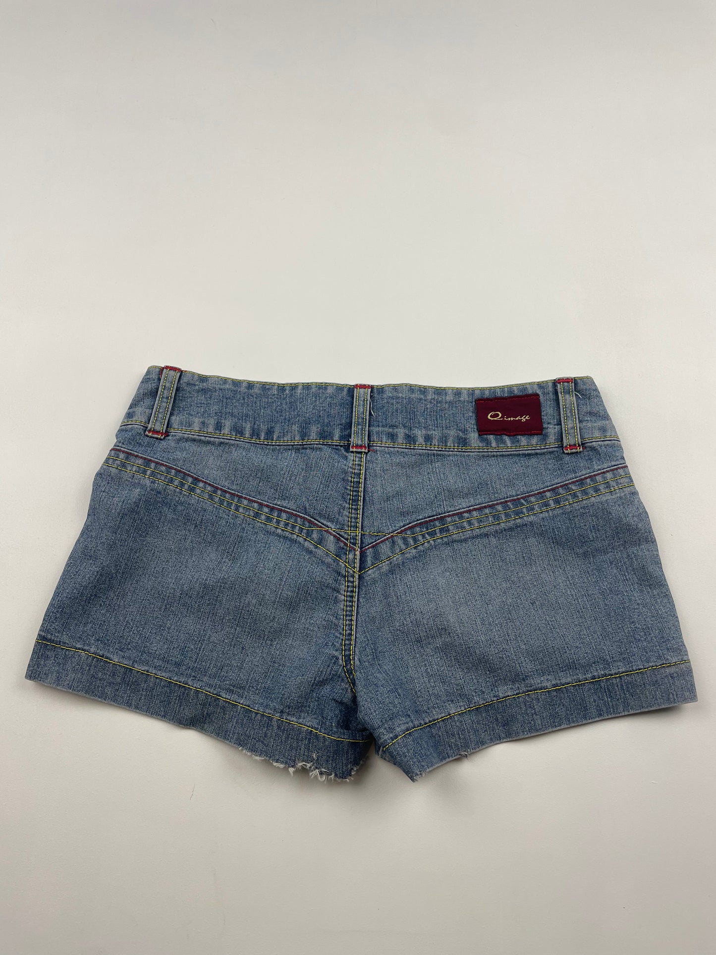 Contrast Stitch Mini Shorts